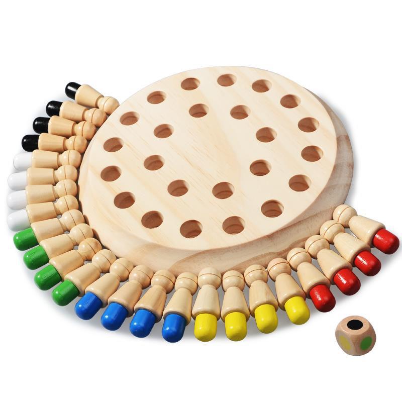 Board Game Of Life - 나무 퍼즐 장난감 몬테소리 교육 학습
