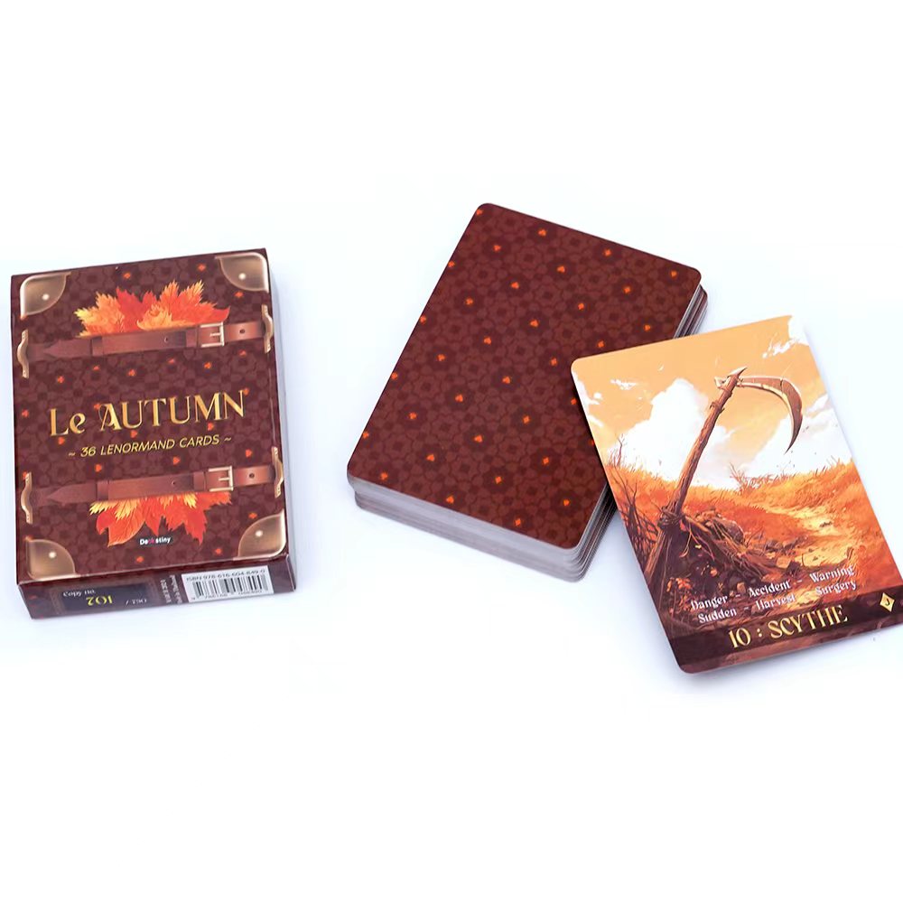 Lenormand 타로 덱 Le Autumn Colle - Board Game Of Life 리뷰 및 가격