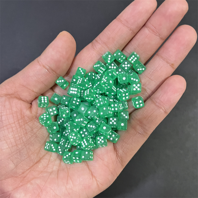 6 색 100Pcs 5mm 투명 투명 미니 D6 아크릴 - Board Game Catan 리뷰 및 가격