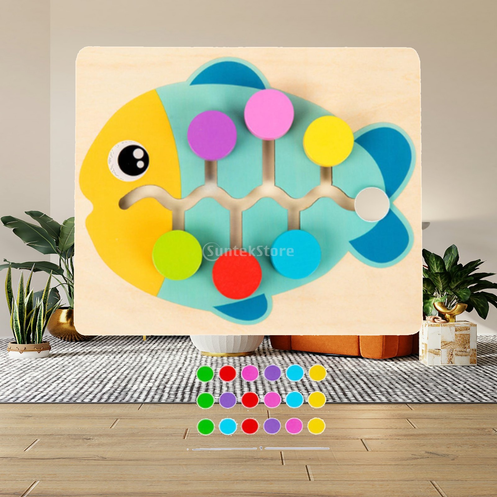 나무 색깔 맞추기 슬라이드 퍼즐 3세 4세 5세 6세  - Strategy Board Game 리뷰 및 가격