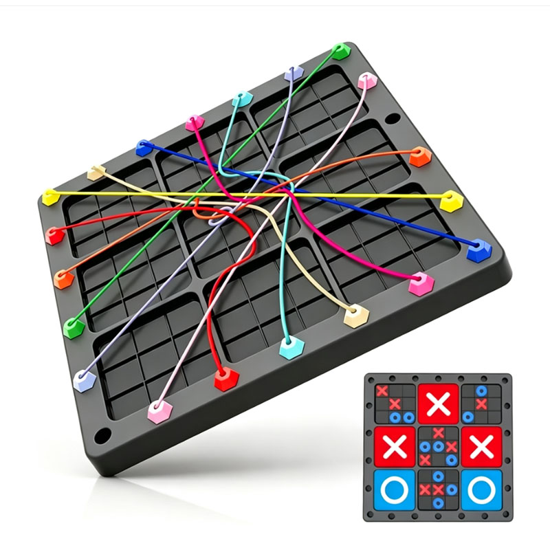 새로운 2-in-1 틱택토 보드 게임, 매듭 놀이, 논 - Strategy Board Game 리뷰 및 가격