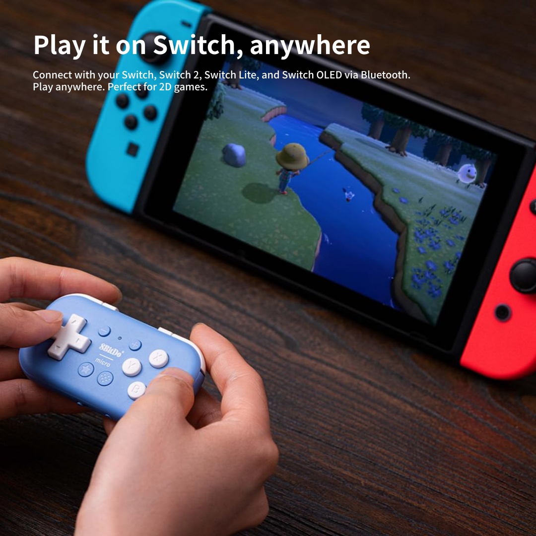 8BitDo 마이크로 블루투스 게임패드, 닌텐도 스위치 - Board Game Android 리뷰 및 가격