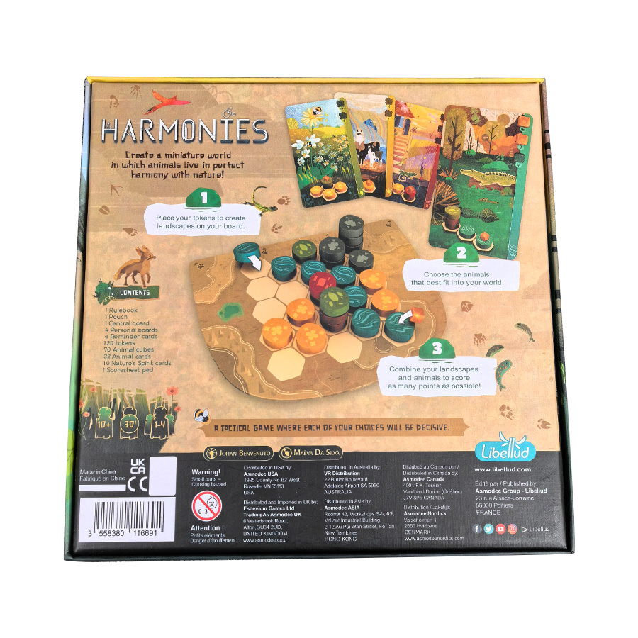 하모니 - 보드 게임 - 동물을 위한 풍경 및 서식지  - Board Game Catan 리뷰 및 가격